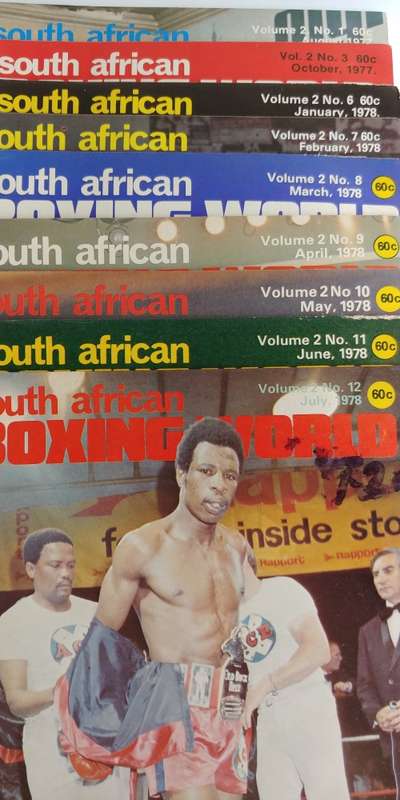 302 SOUTH AFRICAN BOXING WORLD COLOUR MAGAZINES