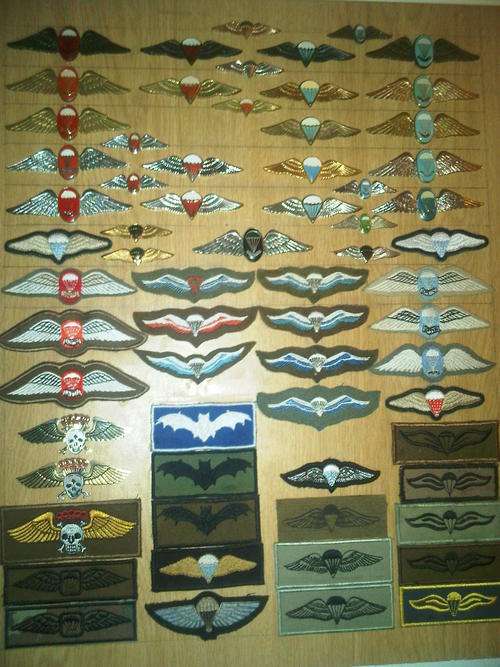 SADF WINGS COLLECTION (33 METAL & 33 CLOTH)