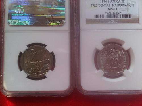 1994 INUAGURATION R5 -NGC GRADED MS63 - SCARES