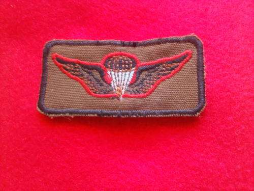 SWA PARACHUTE BATTALION FREE FALL WING - ORIGINAL BREAST BADGE CLOTH