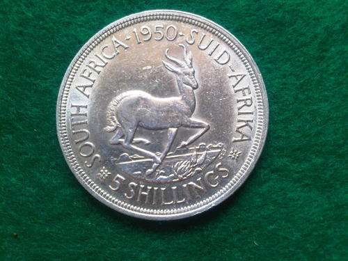 1950 SILVER CROWN - 5 SHILLINGS PROOF COIN AND EXCELLENT CONDITION