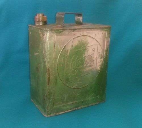 OLD METAL CASTROL MOTOR OIL CAN