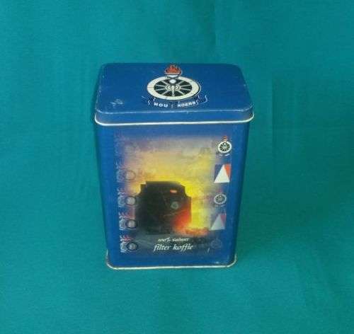 VOORTREKKER ("HOU KOERS") COFFEE TIN - 70 YEAR ANNIVERSARY
