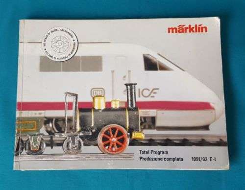 MARKLIN RAILWAYS TOTAL PROGRAM/ CATALOGUE (1991/92-I)