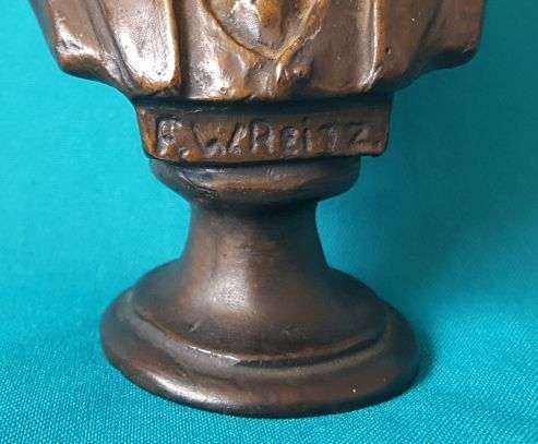 ANGLO BOER WAR: PRESIDENT REITZ BUST, BY P. MINNAAR (1989)