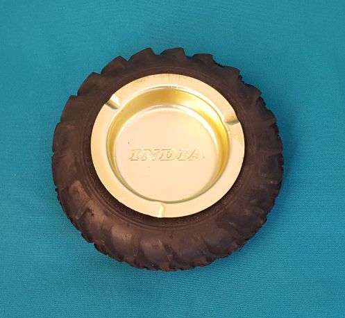 INDIA TYRE ADVERTISING ASHTRAY