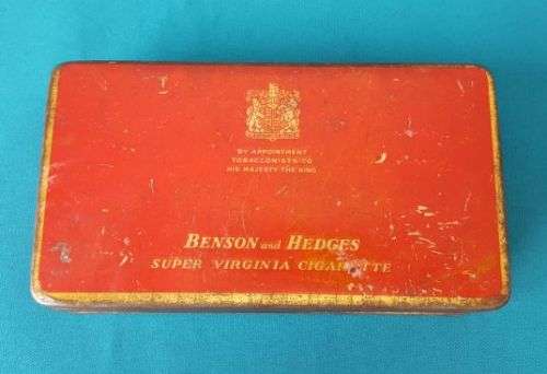 OLD BESON & HEDGES CIGARETTE TIN