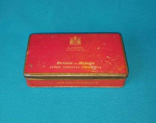 OLD BESON & HEDGES CIGARETTE TIN