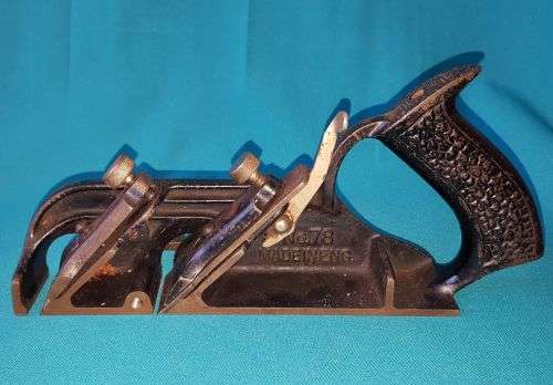 VINTAGE STANLEY NO.78 PLANE (ENGLAND)