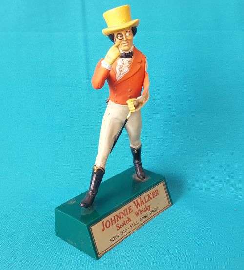 OLD JOHNNIE WALKER SCOTCH WHISKY ADVERTISING FIGURINE