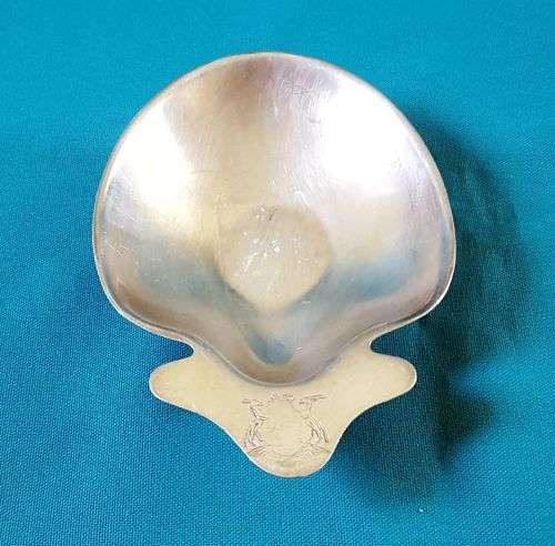 SOUTH AFRICAN RAILWAYS (SAR/SAS) SILVER PLATED DISH / ASHTRAY