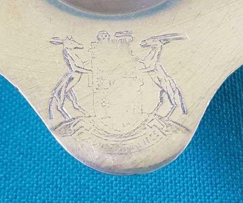 SOUTH AFRICAN RAILWAYS (SAR/SAS) SILVER PLATED DISH / ASHTRAY