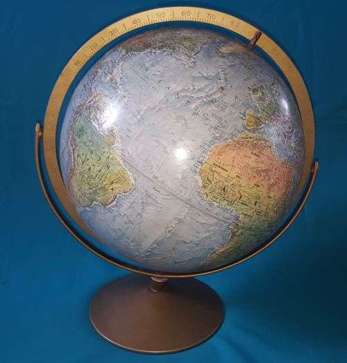 OLD REPLOGLE WORLD GLOBE, DEPICTING SOUTHERN RHODESIA ETC.