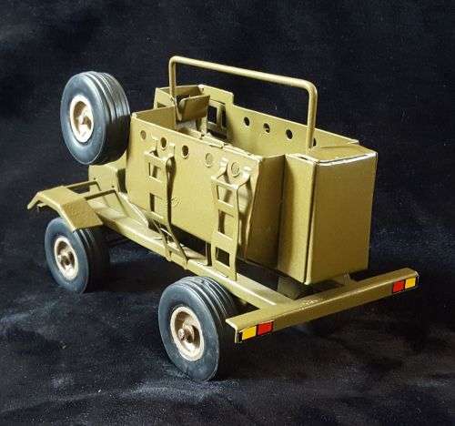 VINTAGE TIN PLATE SADF BUFFEL TROOP CARRIER STRIKE TOY - FOR ERIC ONLY