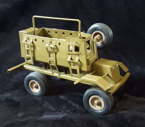 VINTAGE TIN PLATE SADF BUFFEL TROOP CARRIER STRIKE TOY - FOR ERIC ONLY