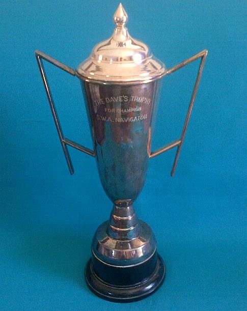 LARGE OLD SILVER PLATED EMESS TROPHY