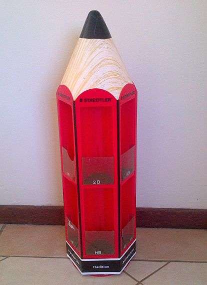 OLD STAEDTLER TURNING PENCIL DISPLAY/ ADVERTISING CASE