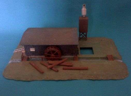 LARGE OLD PLASTIC MODEL RAILWAY FARM HOUSE
