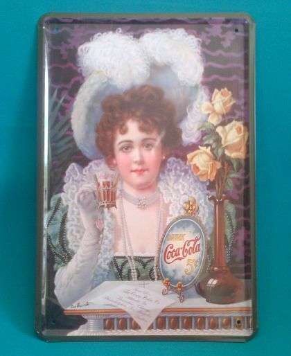 VINTAGE COCA-COLA METAL SIGN