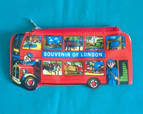 LONDON BUS "SOUVENIR OF LONDON" WALLET