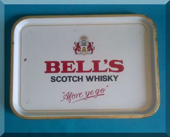 OLD BELL'S SCOTCH WHISKY TIN TRAY
