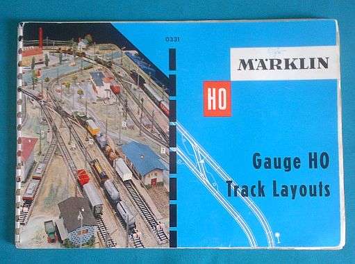 MARKLIN GAUGE HO TRACK LAYOUTS BOOKLET