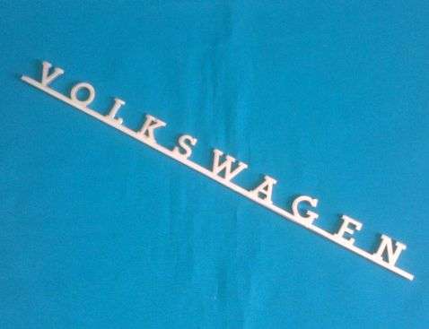VOLKSWAGEN CAR BADGE