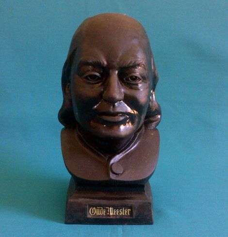 NICE OUDE MEESTER BRANDY ADVERTISING FIGURE BUST