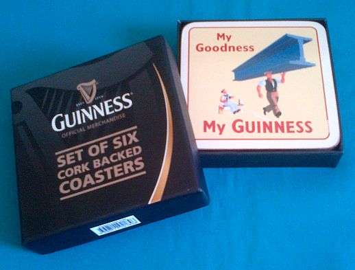 NICE BOXED SET OF GUINNESS COASTERS