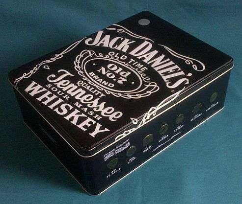 COLLECTABLE JACK DANIEL'S OLD NO. 7 GOLD MEDAL TIN