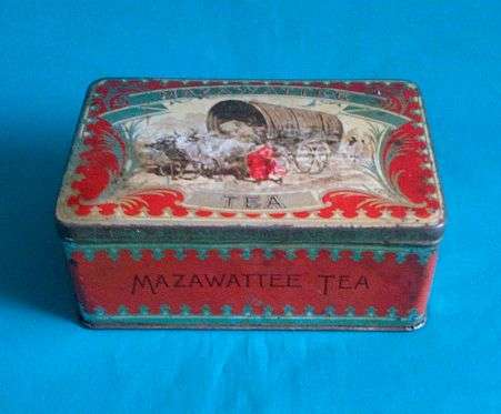 OLD MAZAWATTEE TEA TIN