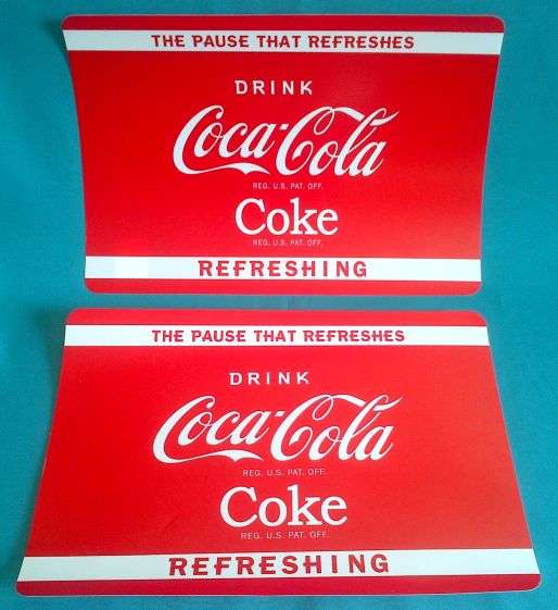 PAIR OF COCA-COLA/ COKE PLACE MATS