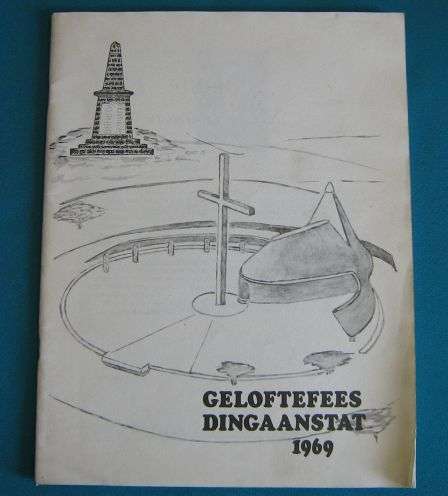 "GELOFTEFEES DINGAANSTAT 1969" BOOKLET