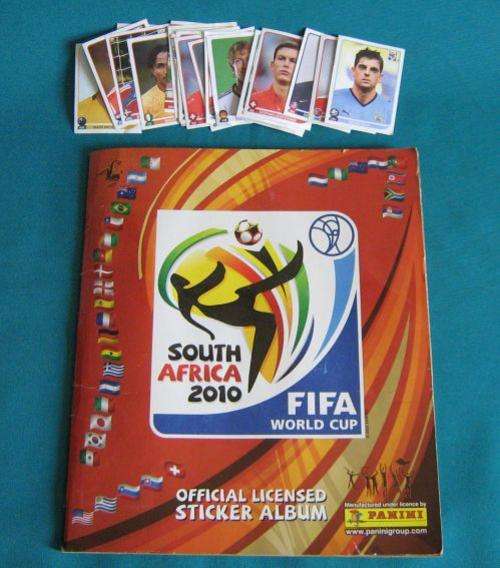 SOCCER WORLD CUP (FIFA) SA 2010 STICKER ALBUM + STICKERS