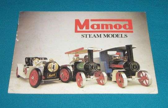 MAMOD STEAM MODELS CATALOGUE/ BOOKLET (ENGLAND)