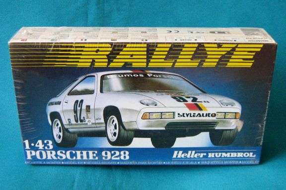 BOXED HELLER PORSCHE 928 RALLY MODEL CAR (1:43)