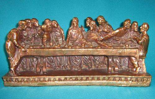 DETAILED "THE LAST SUPPER" RESIN SCULPTURE/ ORNAMENT