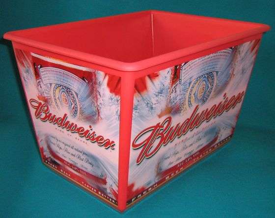 LARGE BUDWEISER BEER ICE BUCKET