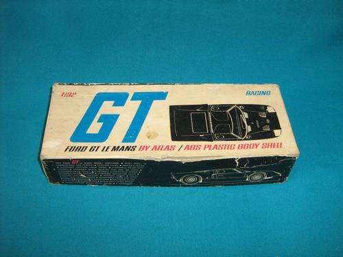 VINTAGE FORD GT LE MANS SLOT CAR IN ORIGINAL BOX