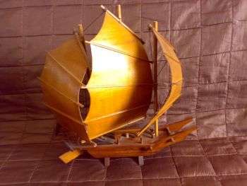 BEAUTIFUL OLD WOODEN SHIP