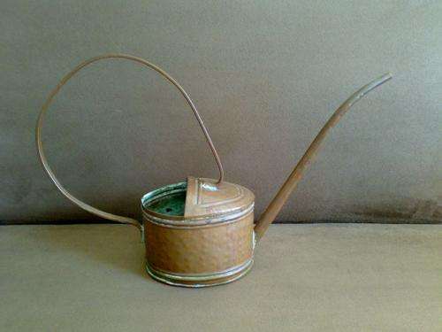 OLD COPPER WATERING CAN