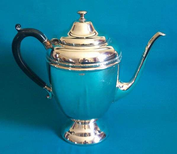 STUNNING OLD SILVER PLATED TEA POT