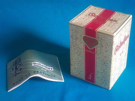 ROLLEIFLEX 4X4 BOX & INSTRUCTION LEAFLET