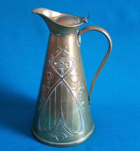 SOLID BRASS (ENGLAND) CLARET JUG