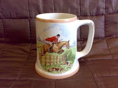 OLD AMBASSADOR WARE "HUNTING SCENES" MUG