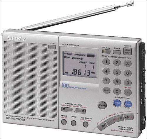 Sony ICF-SW7600GR World Band Receiver