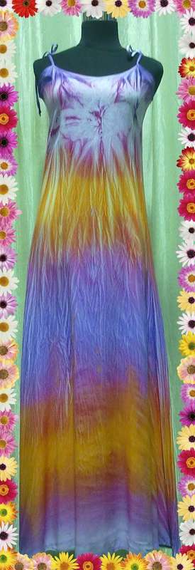 Hand dyed beautiful sundress