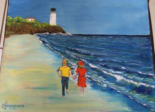 Seaside Stroll by Andre Groeneveld