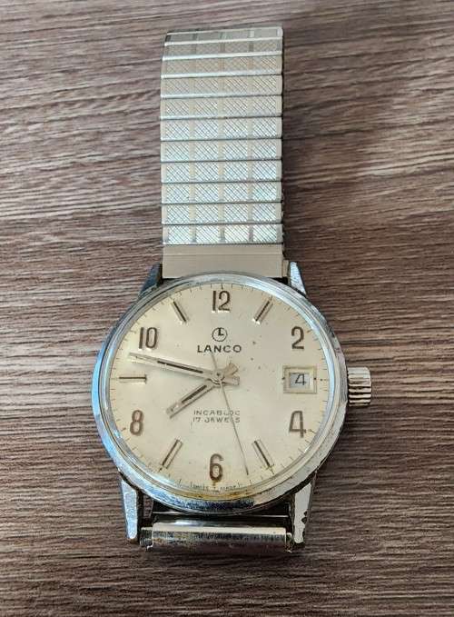 Vintage LANCO mens watch