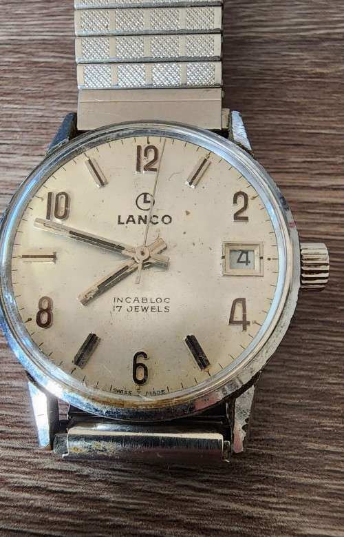 Vintage LANCO mens watch